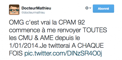 La Caisse Des Hauts De Seine Ne Prend Plus Les Feuilles De Soins Papier Tolle Des Medecins Sur Twitter Le Quotidien Du Medecin